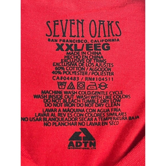 Seven Oaks Christmas Short Sleeve T Shirt Size XXL 2XL Funny Holidays Novelty - Picture 5 of 7